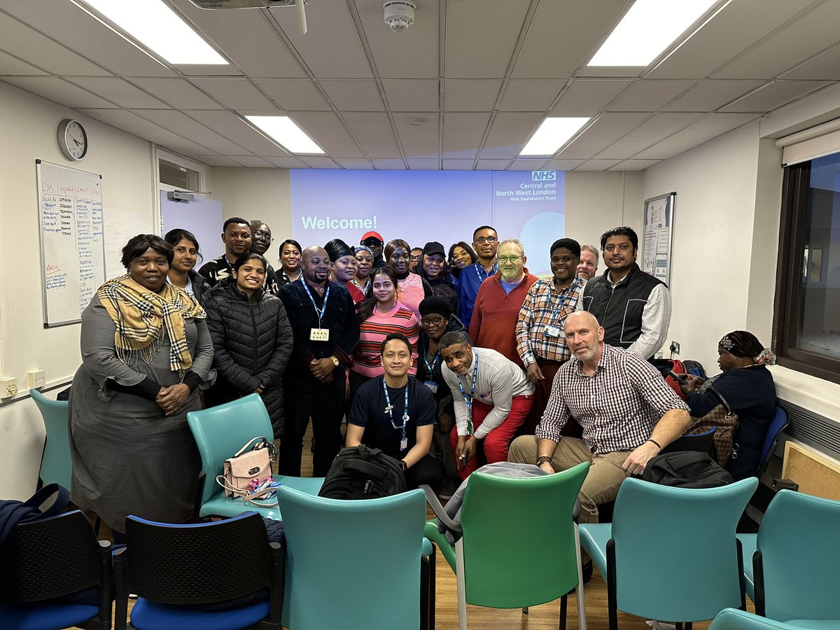 Observation and Therapeutic Engagement Simulation Day at Park Royal Centre for Mental Health was done today! Such a vibrant and interactive day. @CNWLNHS