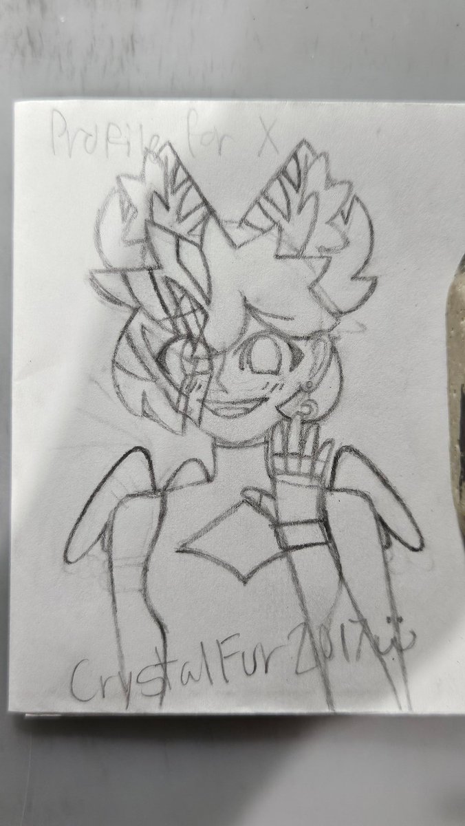 crystalfur2017's tweet photo. Working on a new profile picture!
#pencil #pencilart #printerpaper #paper #drawing #ibisPaintX #ibispaint #sketch #CrystalFur #animeish #furry #cat #catgirl https://t.co/0RGo3ghFrB