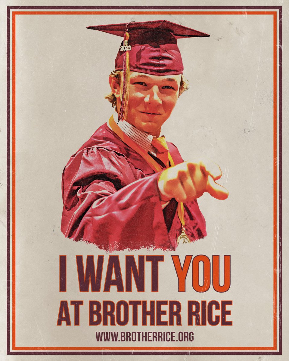 I want YOU at Brother Rice!

Come join the Crusade &amp; register for the Entrance Exam on December 2nd at 8:00am.

Register: bit.ly/2FXIcSr