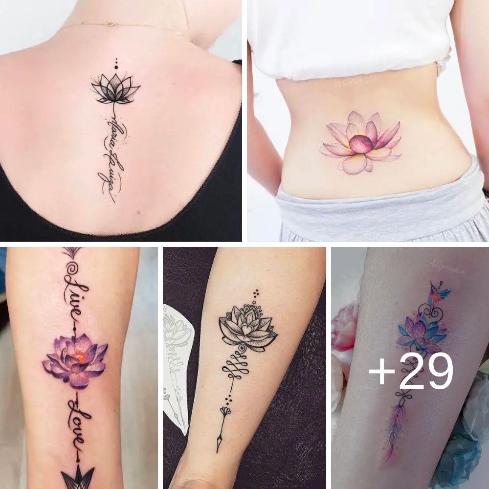 Mental Strength Meets Nature in Flower Tattoos