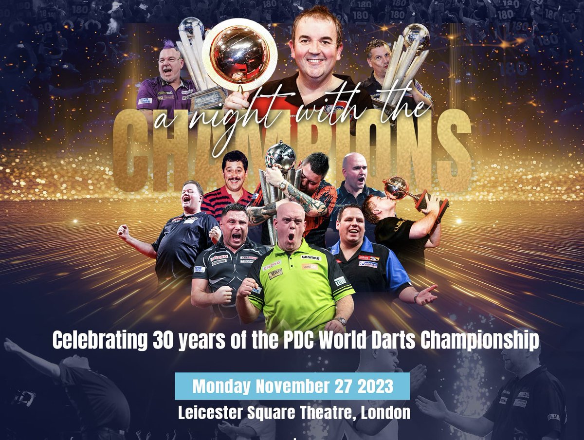 Off to a little bit of this right now. It’s officially time to get excited for the best part of the darting year. 🎯 @Winmau @OfficialPDC #LoveTheDarts
