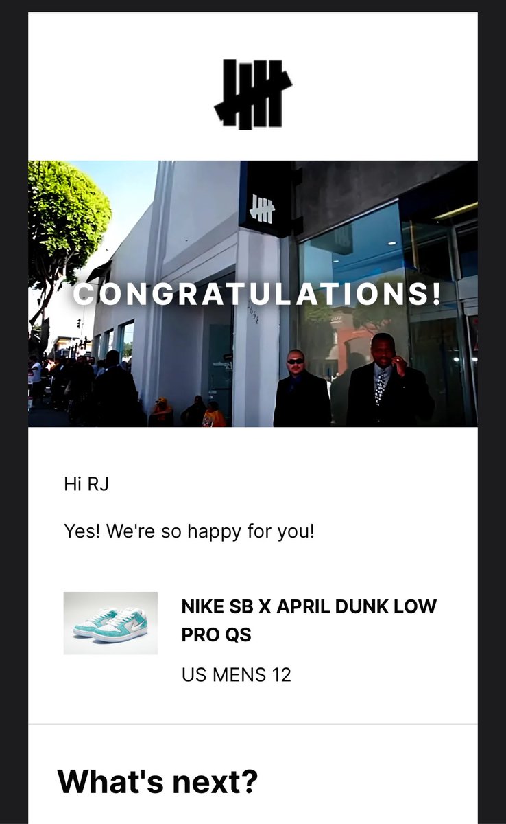 RJayPrusik's tweet photo. @snkr_twitr undefeated raffles going out 🙌 https://t.co/aK9m3iigmV