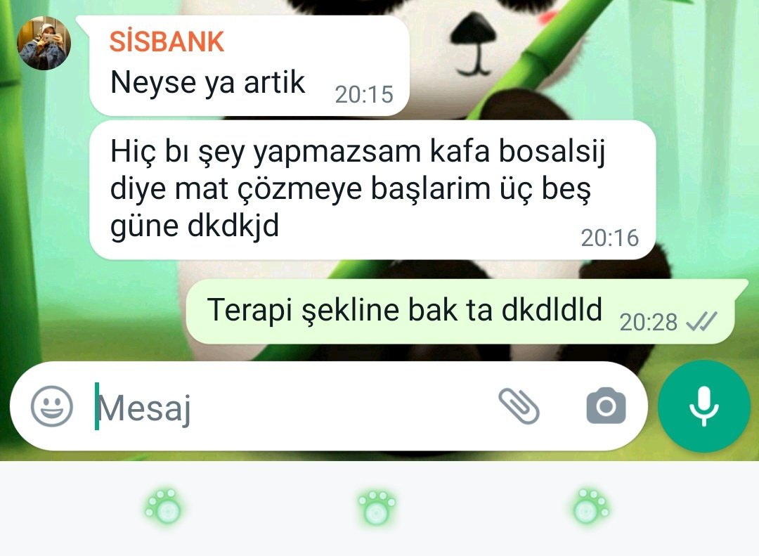 Ben: Çıkıp gezeyim kafam dağılsın
Ablam: