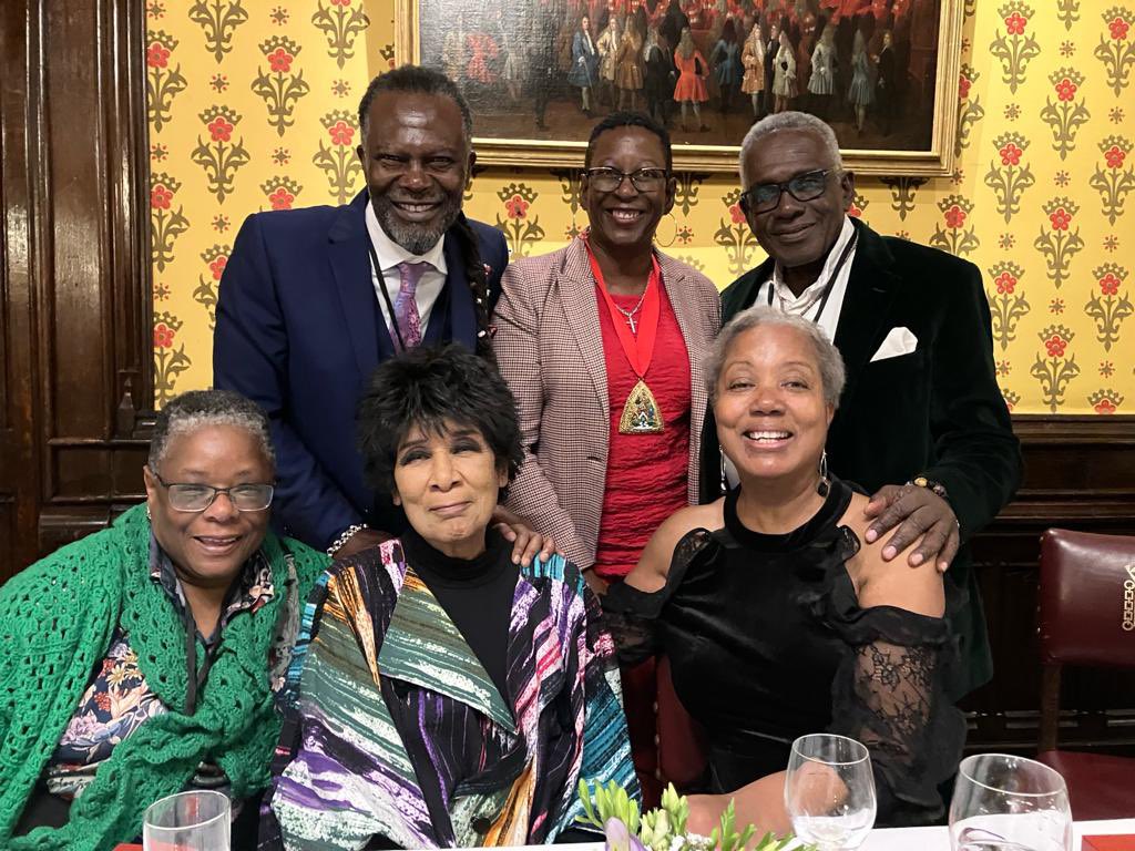 With @levirootsmusic Moira Stewart @julietshares @mayorofbrent @mayorofcamden at the House of Lords launch of the Windrush museum documenting & celebrating the contribution that we Caribbean people have made to the UK #legacyofhope