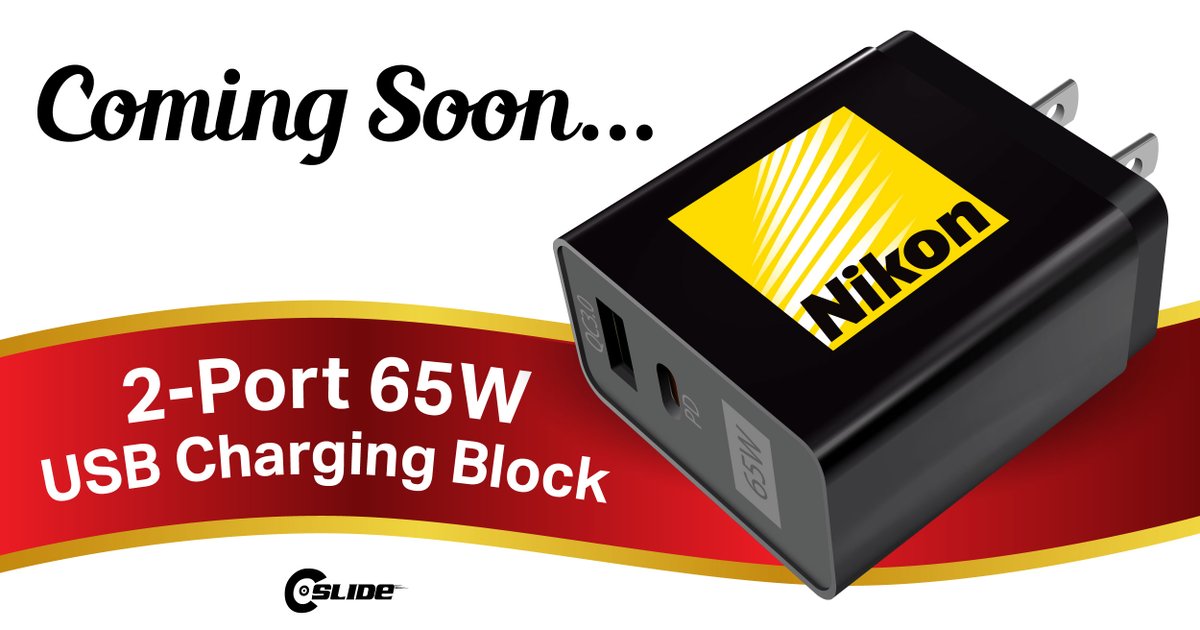WebcamCovers's tweet photo. Coming Soon!
2-Port 65W USB Charging Block
Super fast charging, USB and Type-C ports, large print area
Stay tuned for the release!

#cslide #brandedtechproducts #promo #promoproducts #promotionalproducts #technology #charging #phonecharger #fastcharging https://t.co/anlT8AUyLO