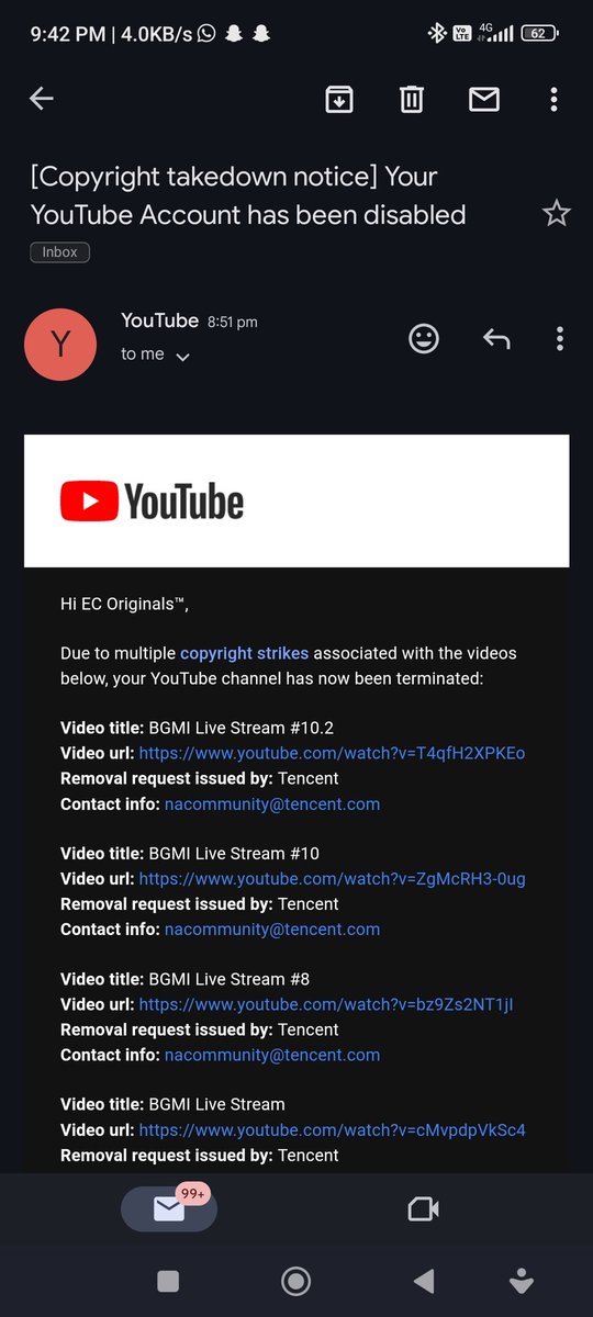 bprateekkumar's tweet image. Really? 2 saal purane gameplay video pe strike?? Wo bhi 15 strikes???
@YouTubeIndia 
@TencentGames