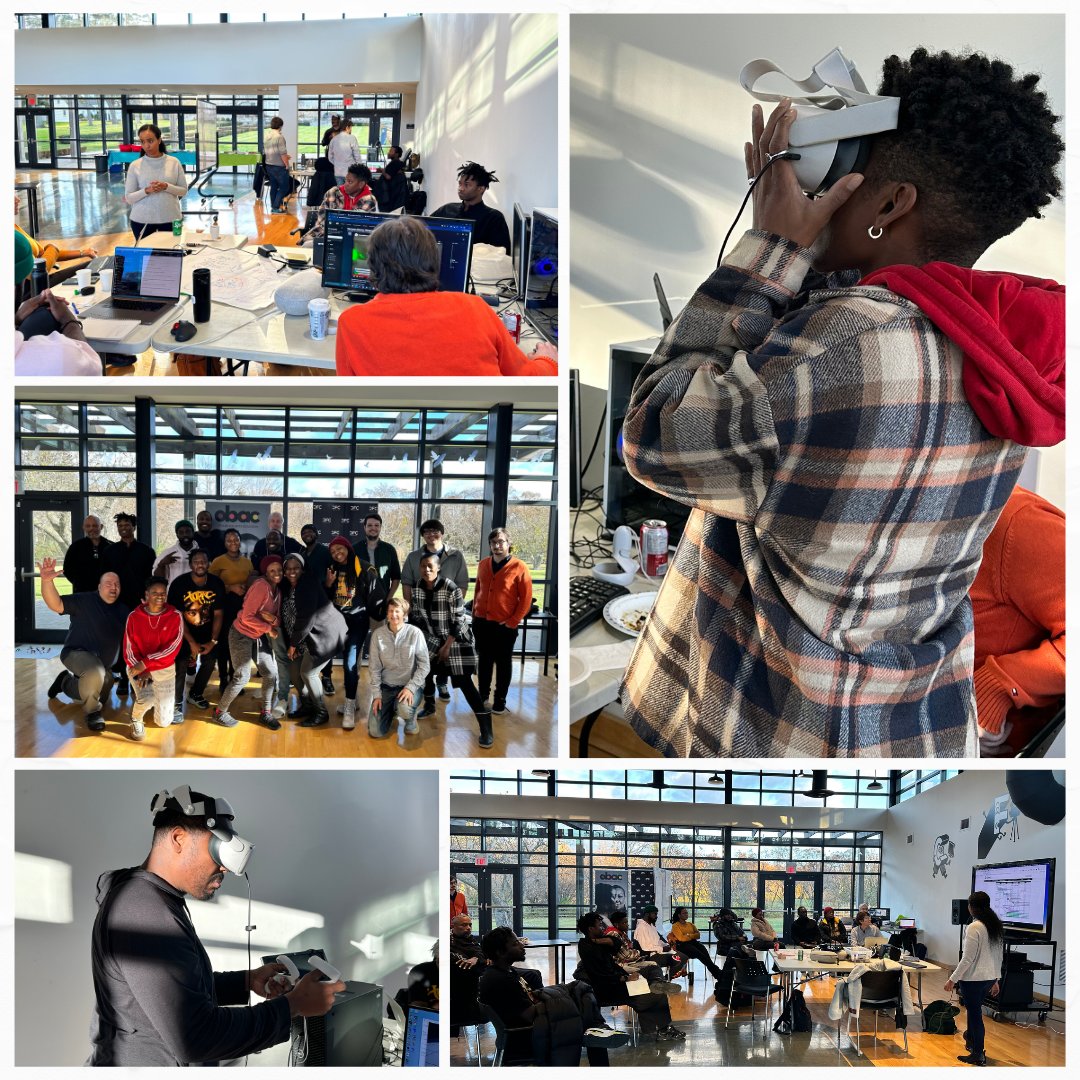 CFC Media Lab (@cfcmedialab) on Twitter photo Exciting times at Scale Up Immersive!🚀 We recently celebrated the success of our first prototyping weekend where we deep-dived into immersive concepts and crafting a solid production plan. Kudos to our team, and our friends at <a href="/OYAblackarts/">OYA Black Arts Coalition</a> & <a href="/darkslopexr/">Dark Slope</a> for making it happen! Exciting times at Scale Up Immersive!🚀 We recently celebrated the success of our first prototyping weekend where we deep-dived into immersive concepts and crafting a solid production plan. Kudos to our team, and our friends at <a href="/OYAblackarts/">OYA Black Arts Coalition</a> & <a href="/darkslopexr/">Dark Slope</a> for making it happen!