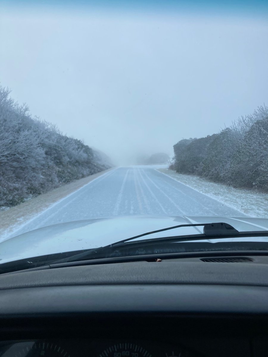 Snow & ice at high elevations closing some sections in WNC this morning. Mt. Mitchell (mp 355) to Ox Creek (mp375) is closed north of Asheville, and some southern closures bw mp 423 and 469. Watch for daily updates on the park's road status webpage at nps.gov/blri