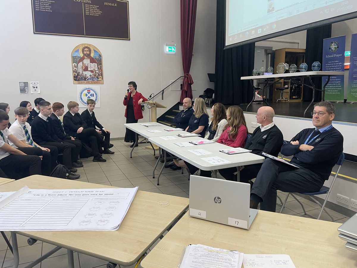 MissWBusinessEd's tweet photo. Fantastic day today for the Braveheart Challenge with @MalcolmGroup. I thoroughly enjoyed being the Finance judge and enterprise skills demonstrated by our S3 cohort were just amazing! Well done to all the teams involved 👏🏼💡@stbenedictsren #BusinessBusinessBusiness https://t.co/GV5wIVU6bw