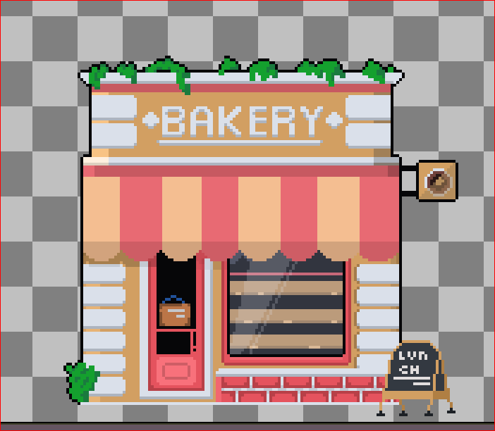 kiri_is_me's tweet photo. Pixel art bakery in aseprite ! #pixelart #pixelartist #pixel_dailies  #pixelshop https://t.co/fbjfOgmrCE