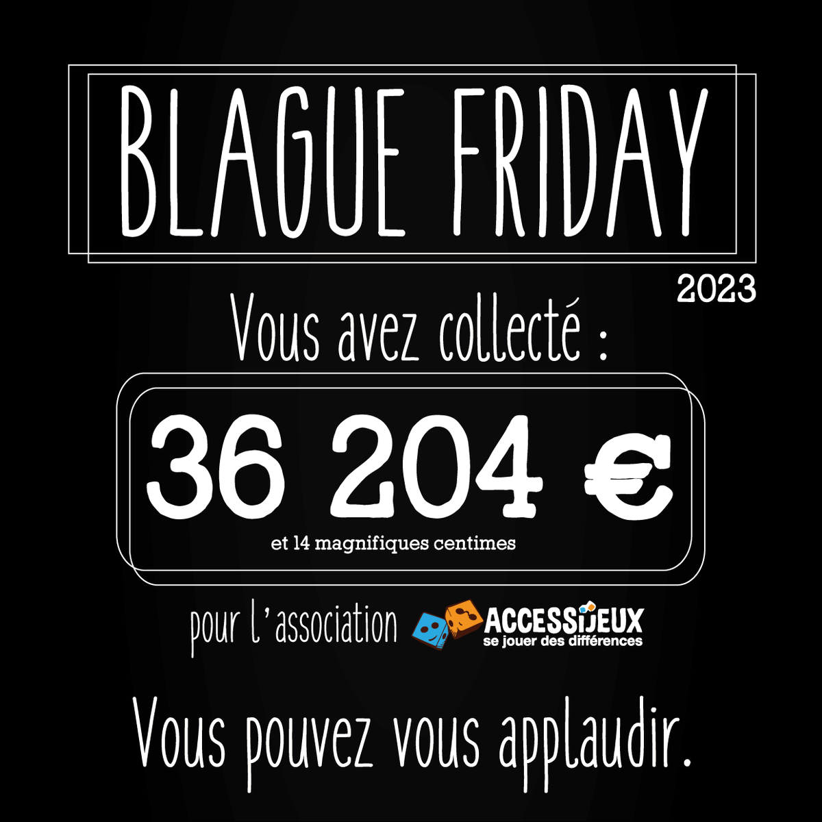 Philibert Jeux (@philibertjeux) on Twitter photo C'est quand même mieux qu'un mousseur à lait à -50%.
#BlagueFriday2023
@Theo_Sacha <a href="/unmondedejeux/">Un monde de jeux</a> @hervineart @Fannyfique <a href="/AccessiJeux/">AccessiJeux</a> C'est quand même mieux qu'un mousseur à lait à -50%.
#BlagueFriday2023
@Theo_Sacha <a href="/unmondedejeux/">Un monde de jeux</a> @hervineart @Fannyfique <a href="/AccessiJeux/">AccessiJeux</a>
