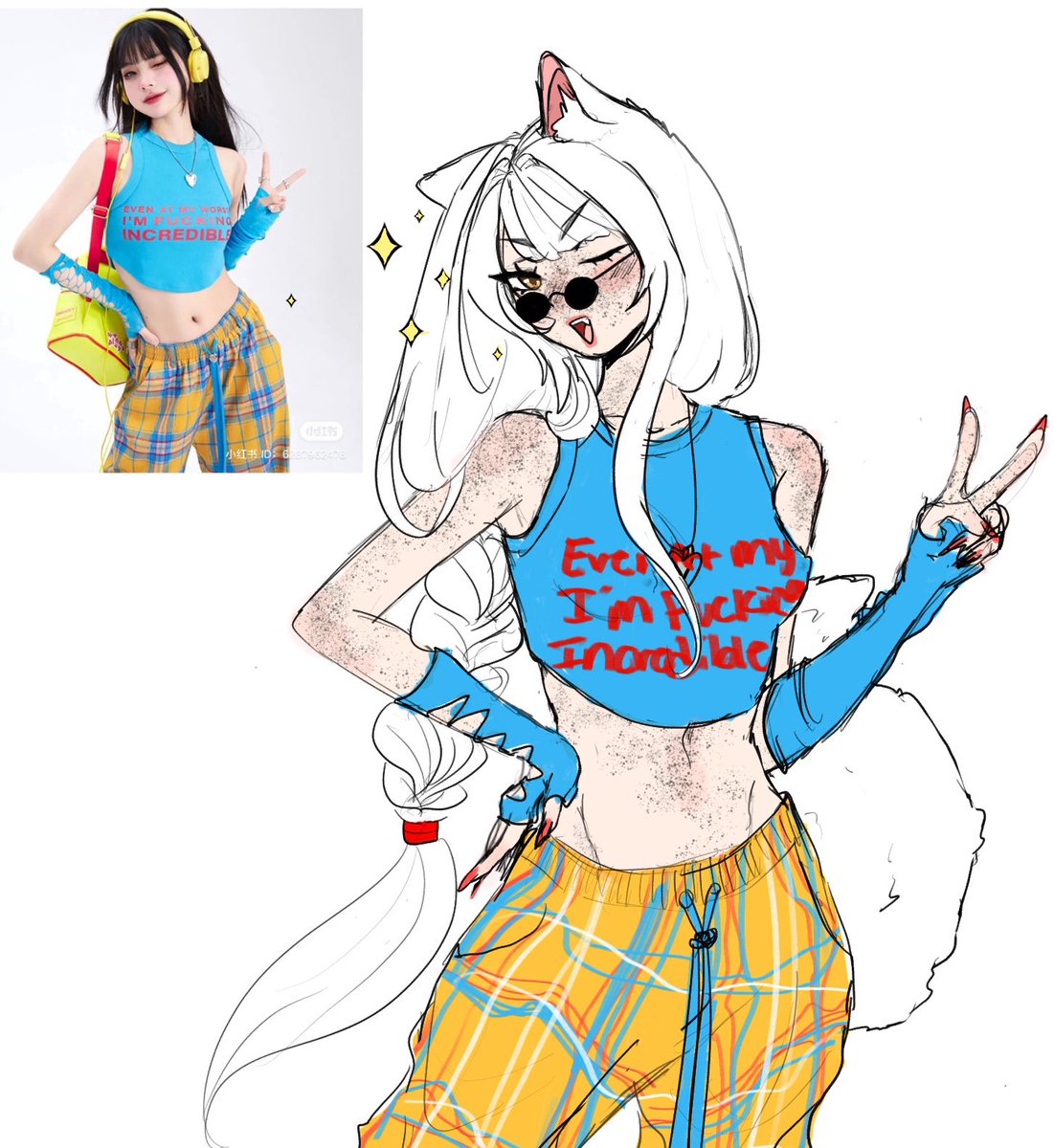 Starting to go out of my comfort zone and use more references while limiting myself to do sketches under 30 minutes!! 

Ft. Ducky (she’s doge)