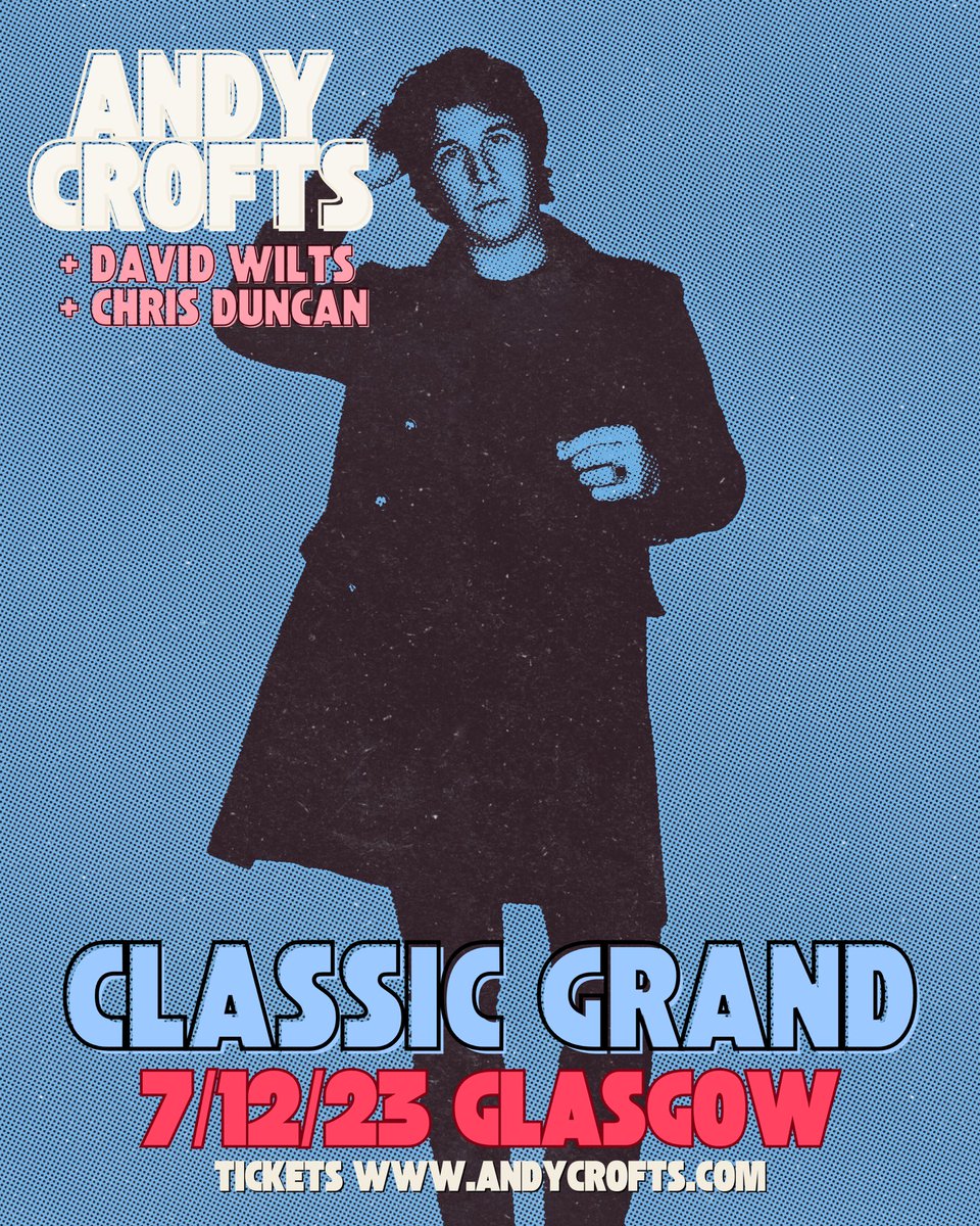 GLASGOW 🏴󠁧󠁢󠁳󠁣󠁴󠁿 Any fans of The Moons from Glasgow or surrounding areas? Well Moons frontman <a href="/andyjcrofts/">Andy Crofts</a> is coming to perform 7th Dec and it’s not to be missed! Tickets available here wegottickets.com/event/596452