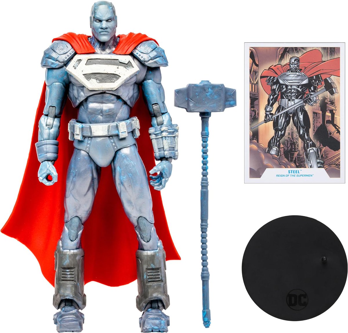 HeroesToys's tweet photo. McFarlane Toys - DC Multiverse Steel (Reign of The Supermen). Now available to preorder. #supermann #affiliatelink
Amazon 🇺🇸US $22.99 https://t.co/Kyk19snoQe
Amazon 🇨🇦Canada https://t.co/vwR0LGqMaS https://t.co/EeCy2QogUz