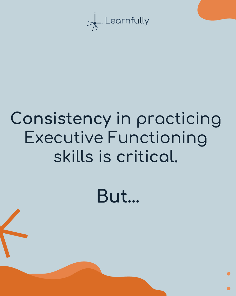 HelloLearnfully's tweet photo. Consistency is the key to absorbing and implementing #executivefunctioning skills permanently. But the holidays can be a major disruption. Let Learnfully keep your student consistent – without adding something new to your plate. Book holiday sessions now!! https://t.co/4qcJeoGD2T