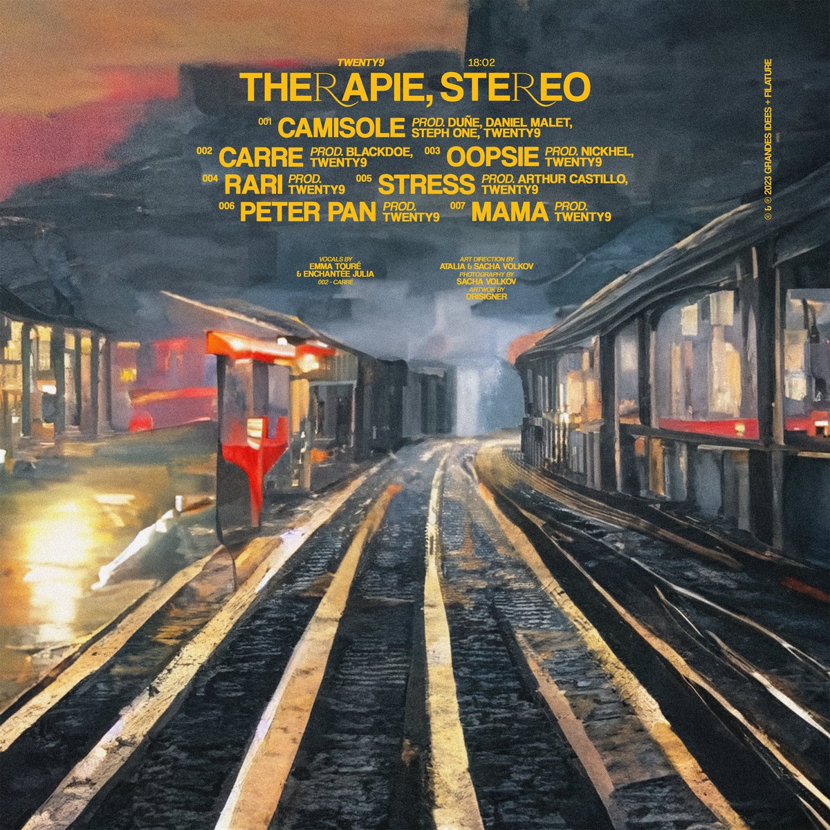 Mon premier EP "thérapie, stéréo" verra le jour ce vendredi 1er décembre 🫶🏽 
C’est l’accomplissement de beaucoup de recherche artistique. Je suis fier de le partager avec vous, enfin ! 
Précommande ici : orcd.co/twenty9-therap…