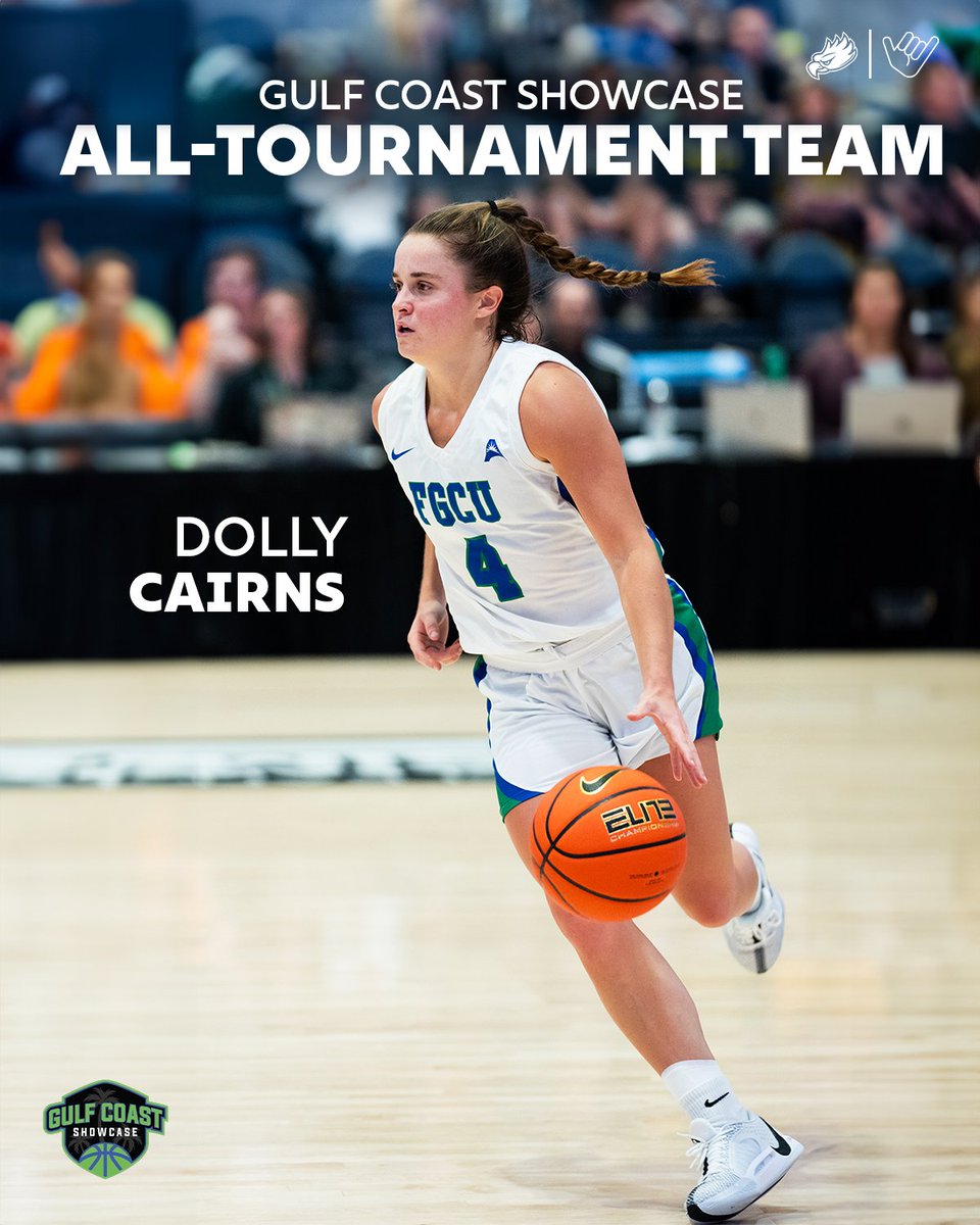 Congratulations to Dolly on making the Gulf Coast Showcase All-Tournament Team! #WingsUp 🦅 GO EAGLES!