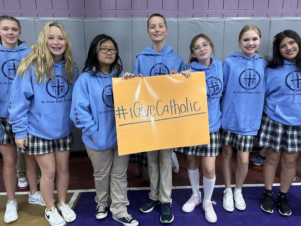 stannerockhill's tweet photo. Nov 28 will be a historic day for everyone in the Catholic community to GIVE BIG! You can learn more about #iGiveCatholic and support our campaign at Give to St. Anne Catholic School (Rock Hill) | #iGiveCatholic #StAnneCatholicSchool #stannestrong
https://t.co/rUDsVdJXpy https://t.co/Ovbi6kZ480