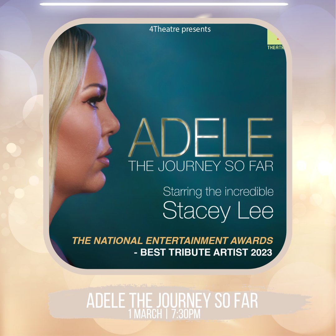 ✨Adele - The Journey So Far 📆1 March | 19:30 🎟bit.ly/49DeRsq The award-winning Adele - The Journey So Far is heading out on tour.