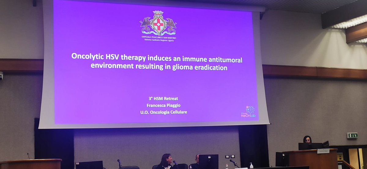 NeOnLab_'s tweet image. 🧠🌩 at @sanMartino_ge: Francesca Piaggio and @DavideCeresa2 discussed our most recently funded projects, highlighting our commitment to innovative research. Fingers crossed for pioneering breakthroughs! 🤞 #5x1000SanMartino @MinisteroSalute