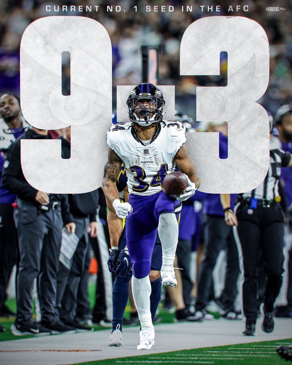 Ravens's tweet image. Headed into the bye week 𝐎𝐍 𝐓𝐎𝐏❗