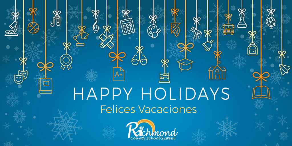 As we observe the Winter Break, we wish our families, community partners, and stakeholders a joyous holiday season.