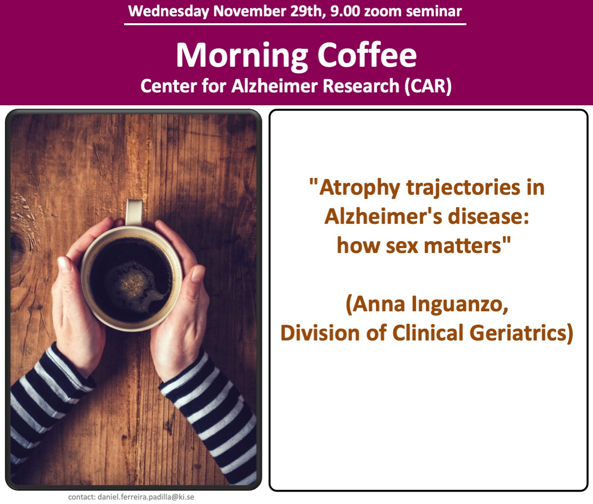 Center for Alzheimer Research at KI tweet media
