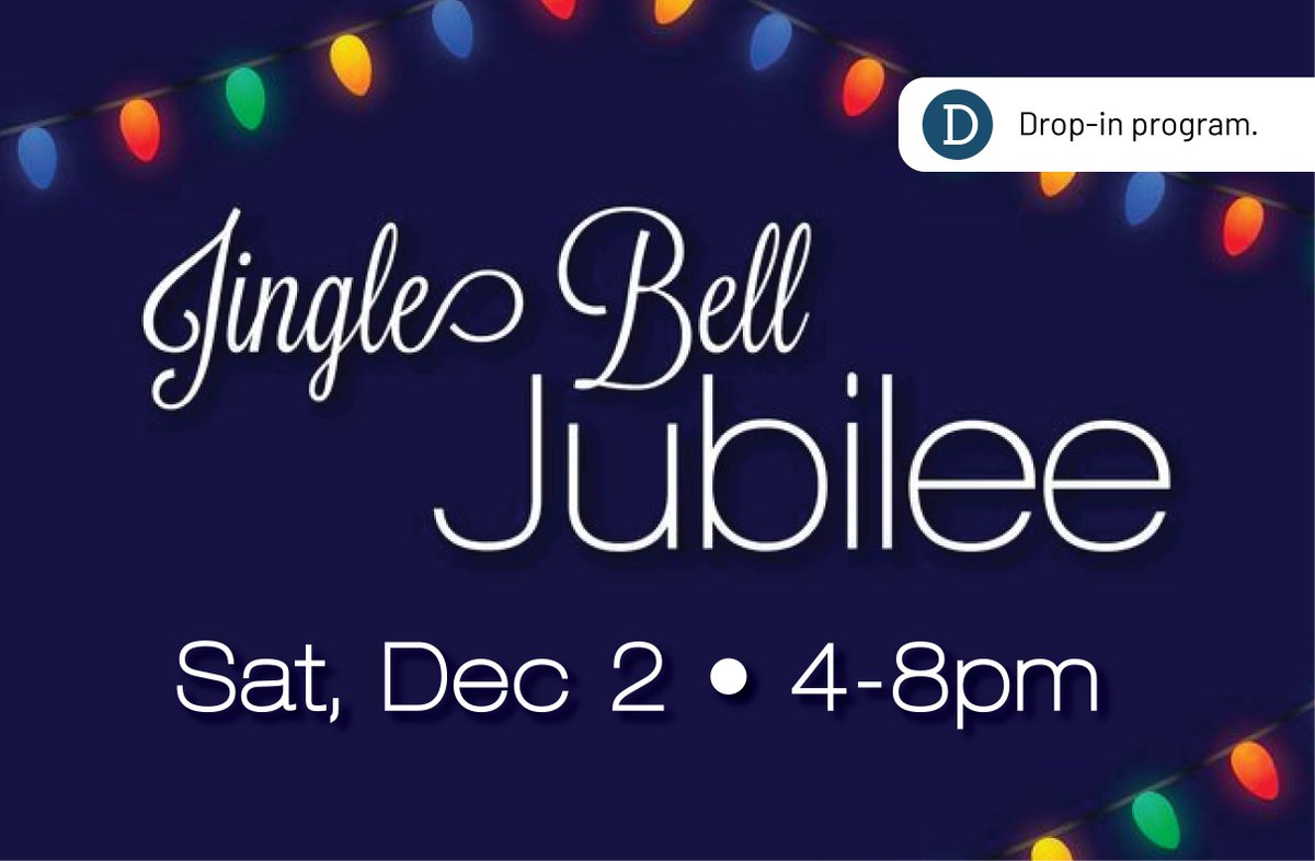 Helen Plum Library (@plumlib) on Twitter photo We're a trolley stop for Lombard's JingleBell Jubilee! From 4β8pm on Sat, Dec 2, weβll have holiday lights glasses (while supplies last), holiday music from Eastwind Vocal Ensemble, and more! Find the schedule: bit.ly/3QzGmKo 
*Our special hours that day are 12-8pm. We're a trolley stop for Lombard's JingleBell Jubilee! From 4β8pm on Sat, Dec 2, weβll have holiday lights glasses (while supplies last), holiday music from Eastwind Vocal Ensemble, and more! Find the schedule: bit.ly/3QzGmKo 
*Our special hours that day are 12-8pm.
