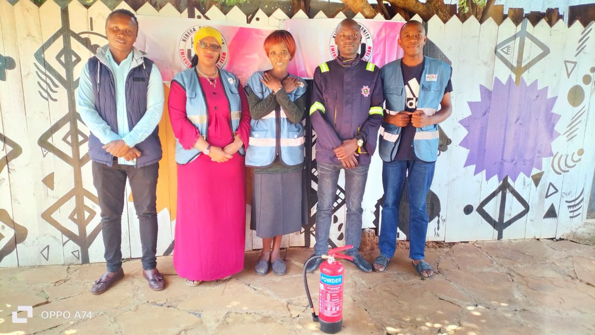 Kibera Community Emergency Response Team tweet media