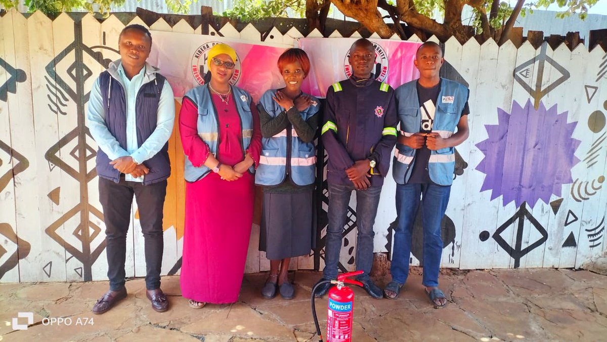 Kibera Community Emergency Response Team tweet media
