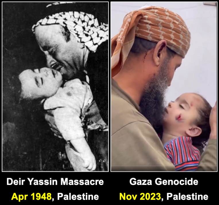 Walid_Magdy's tweet photo. It never started Oct 7th.

It is 75 years of oppression, occupation, killing, and ethnic cleansing.

Same criminal
Same victim
Same silent world

#FreePalestine https://t.co/cO0xJ7jHJU
