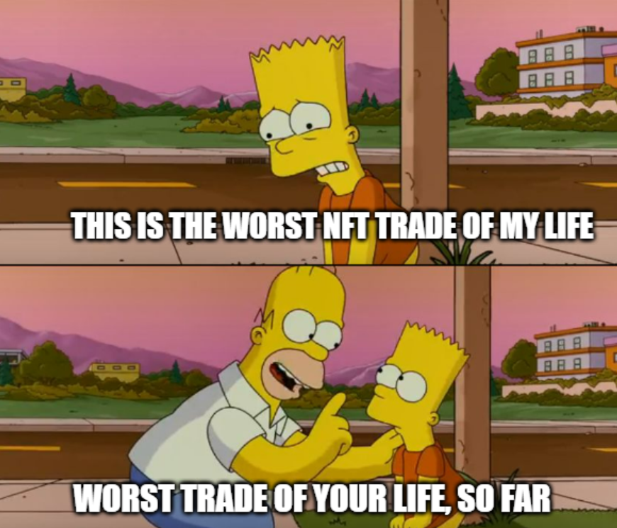 NFT traders, remember: Your next trade will probably be even worse