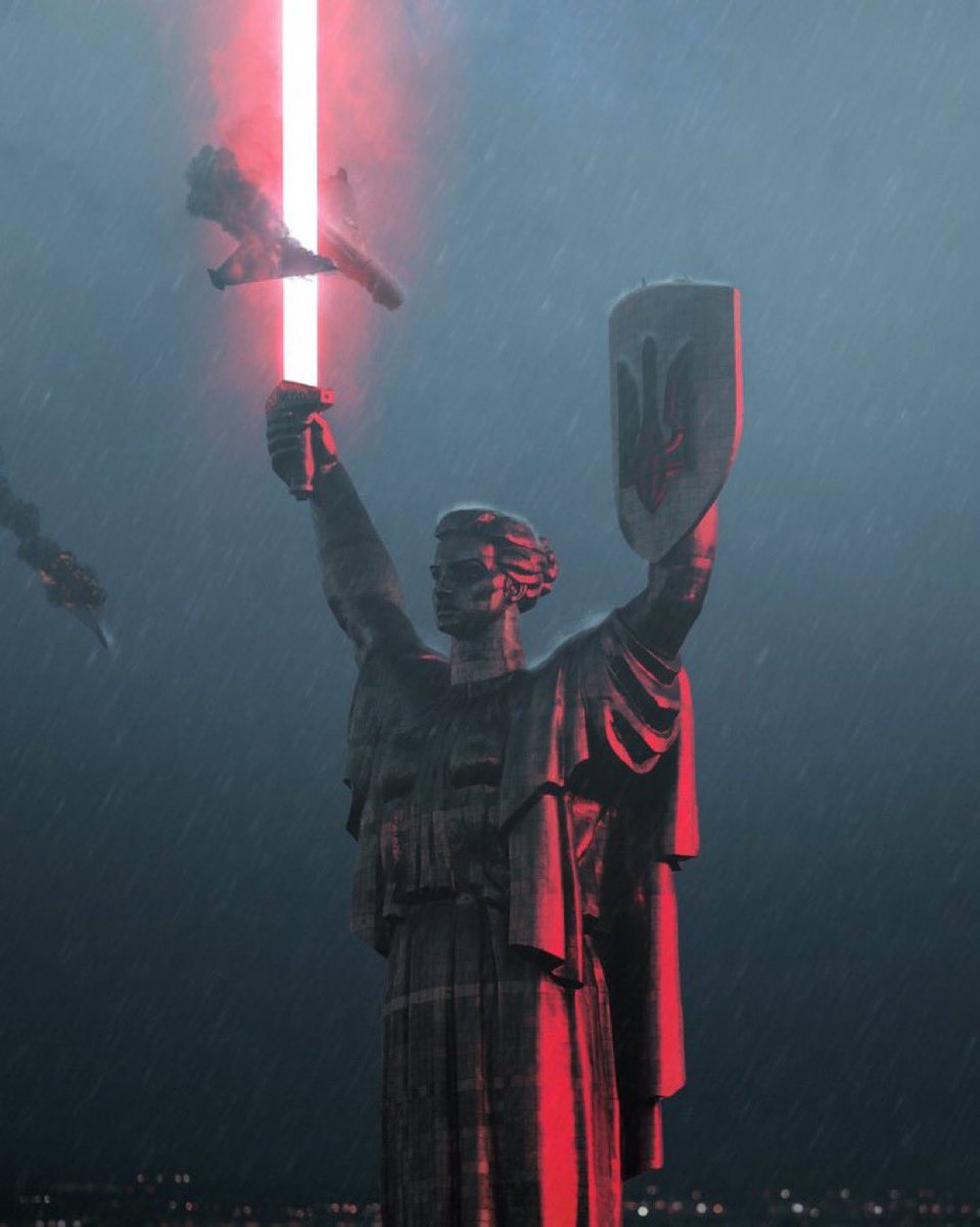 saintjavelin's tweet photo. What a powerful piece of art dedicated to @KpsZSU by @vadymblonsky https://t.co/UTbMb4IBKr