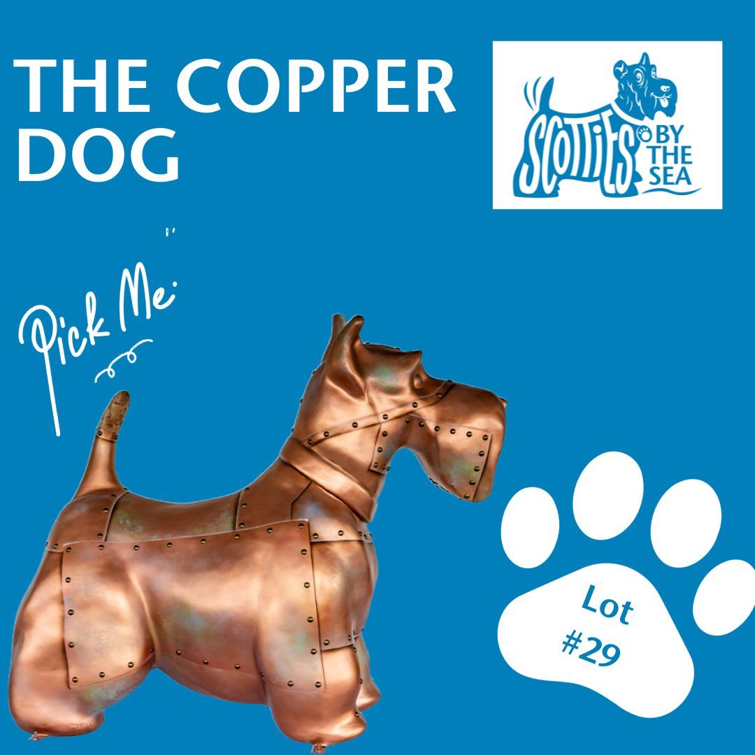 🥃✨ Elevate Your Space with "The Copper Dog" Scottie! 🐾🎨

Bid now on "The Copper Dog," a stunning tribute to Scotland's whisky heritage. This unique sculpture combines tradition, craftsmanship and the loyal spirit of the Scottie breed.

Place your bid: buff.ly/3sGcJ2b