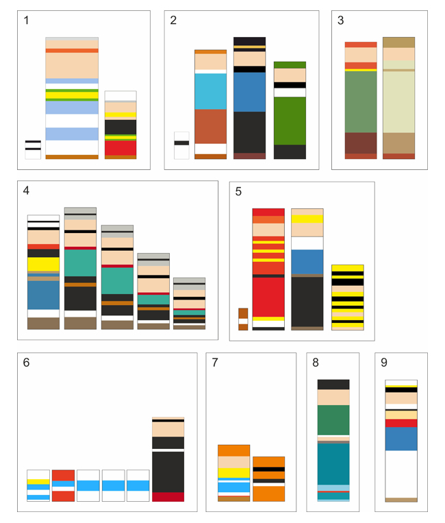 Une  série de personnages de BD à trouver.
Les réalisations sont toutes de François Maret