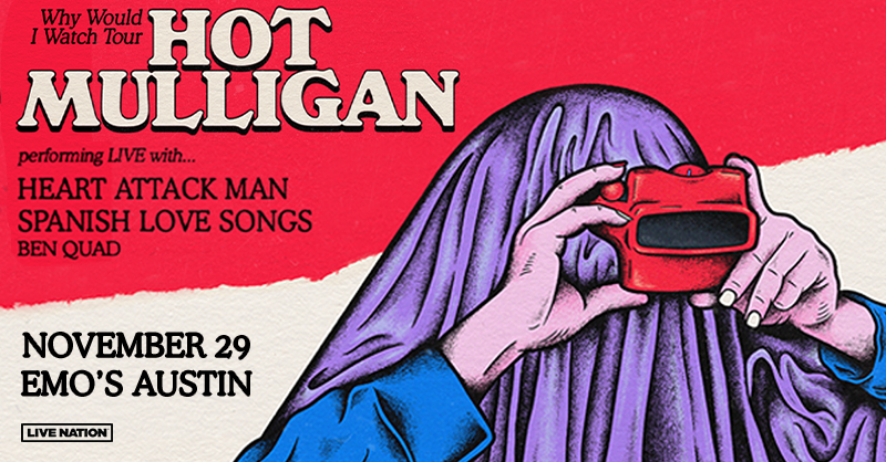 🔥 MORE TIX RELEASED 🔥 for Hot Mulligan with Heart Attack Man, Spanish Love Songs, and Ben Quad THIS WEDNESDAY! GRAB 'EM WHILE THEY'RE HOT 🎫 livemu.sc/3QVYLkX