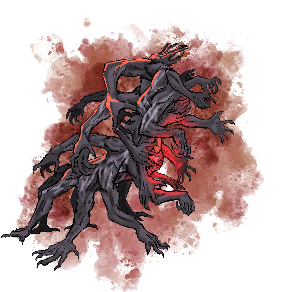 ReneLDraws's tweet photo. Demonic Erinyes Sketches https://t.co/INLhdHpc4I