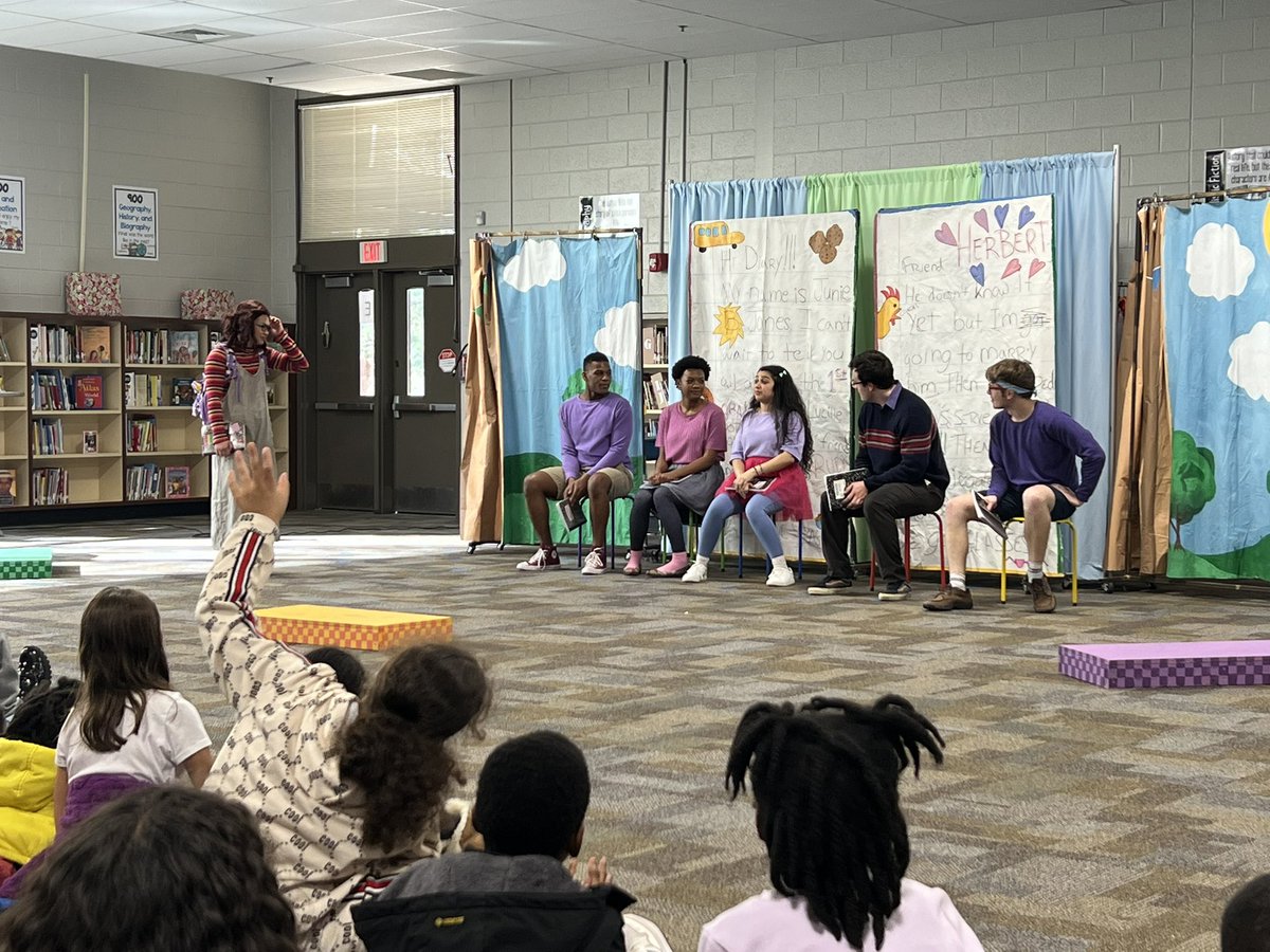 toribottini's tweet photo. Junie B. Jones the Musical was such a fun play for our third graders! https://t.co/zC8pQWVy2t