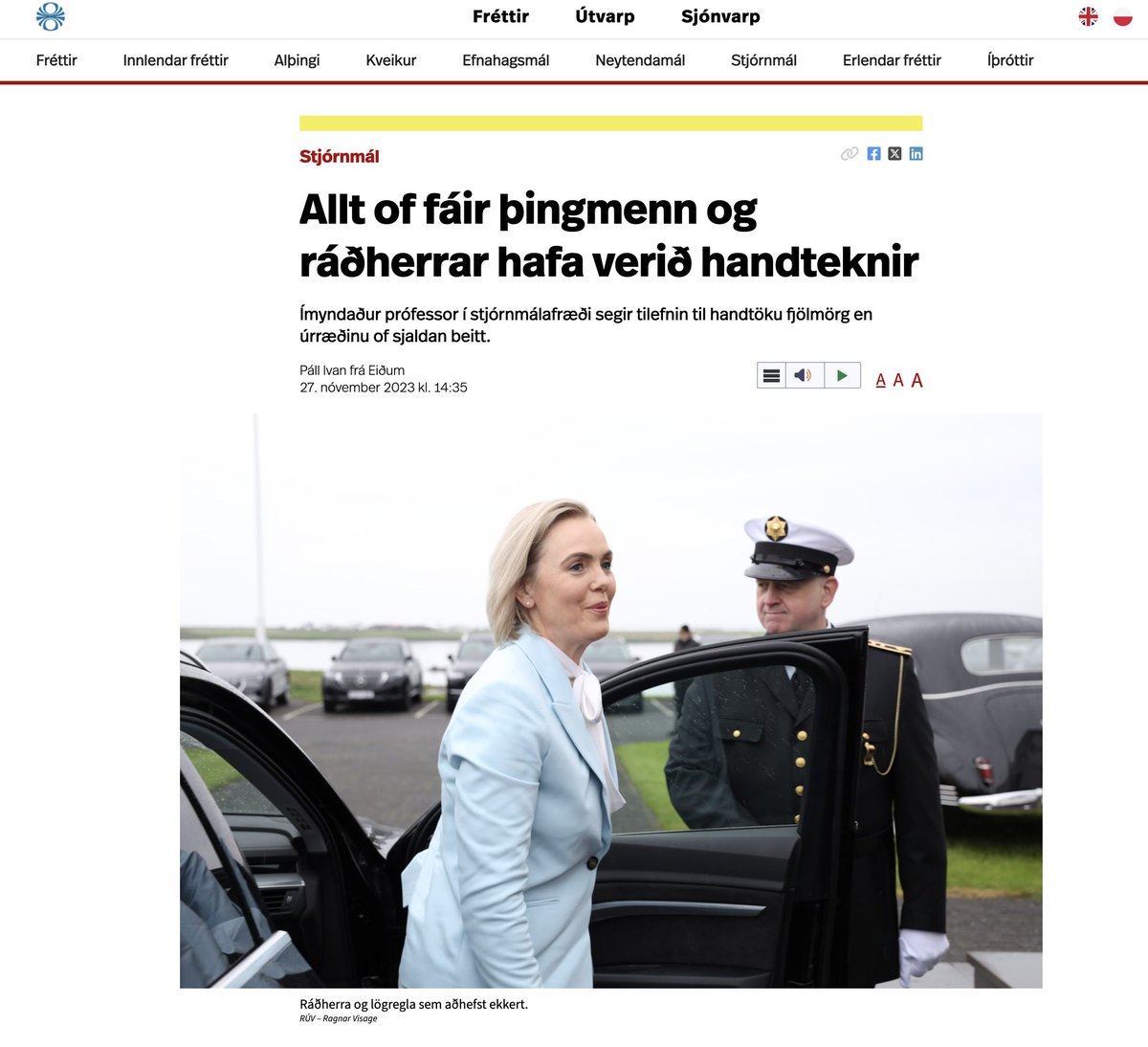 Fréttirnar (BREYTTAR FYRIRSAGNIR) (@frettirnar) on Twitter photo 