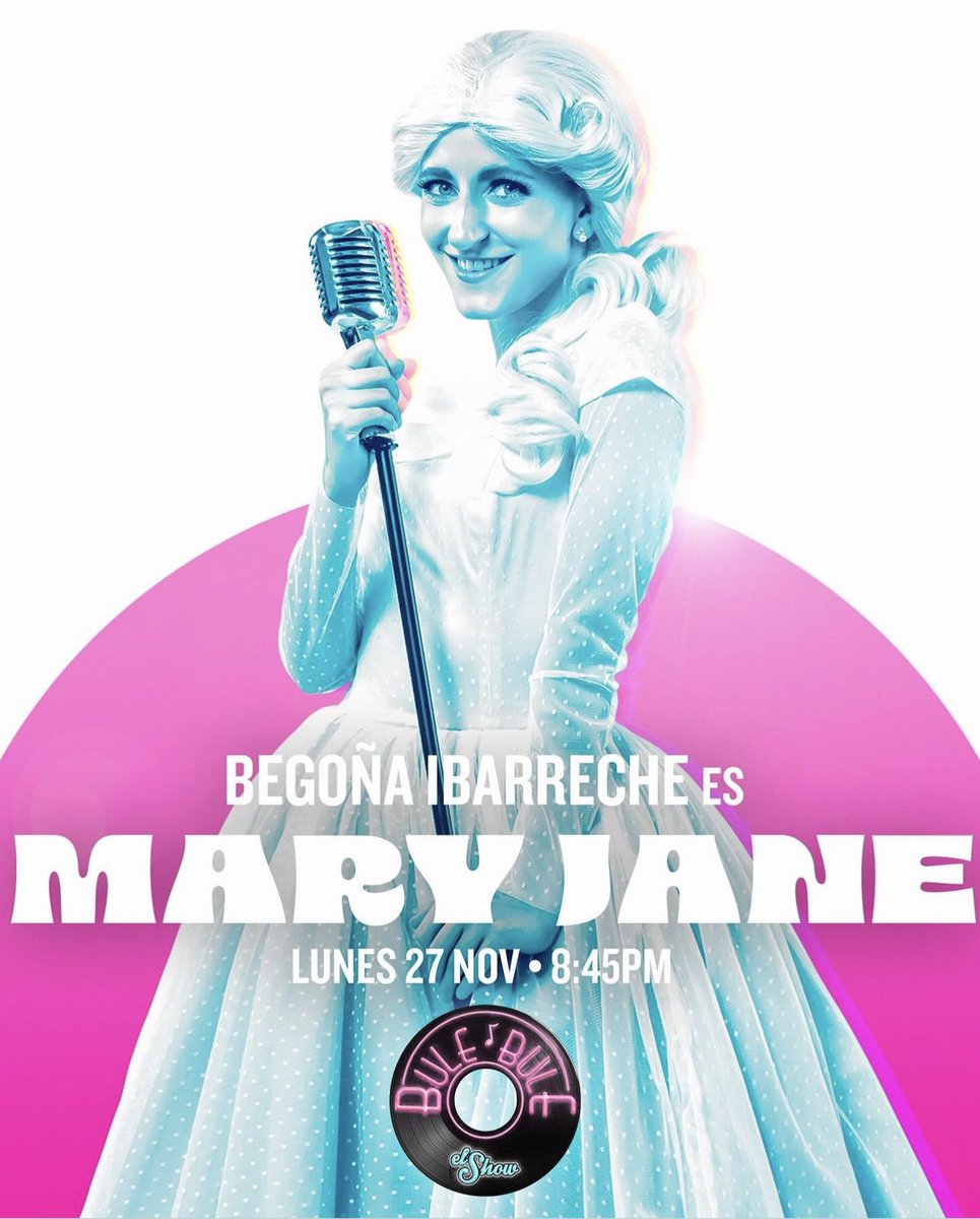 Hoy sube <a href="/begoiba/">Begoña Ibarreche</a> como Mary Jane a <a href="/BuleBuleElShow/">Bule Bule el Show</a>