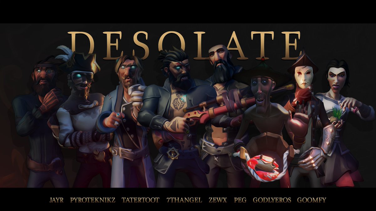 SoTLeague's tweet photo. League of Thieves - Knockout Stage! Meet the contenders: Desolate!🟠🟠🟠 https://t.co/WKnJPbTfcC