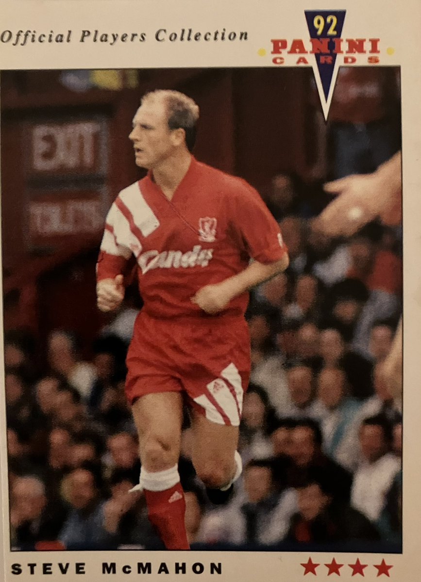sstars9192's tweet photo. Steve McMahon of @LFC. Hugely successful at Anfield winning all domestic honours. Bombed out by Souness being sold to @ManCity on Christmas Eve 1991 after 276 apps &amp; 50 goals. Spent 3 years at City before joining @Official_STFC. Part of the England squad at Italia 90. https://t.co/H7LR5ifcQC