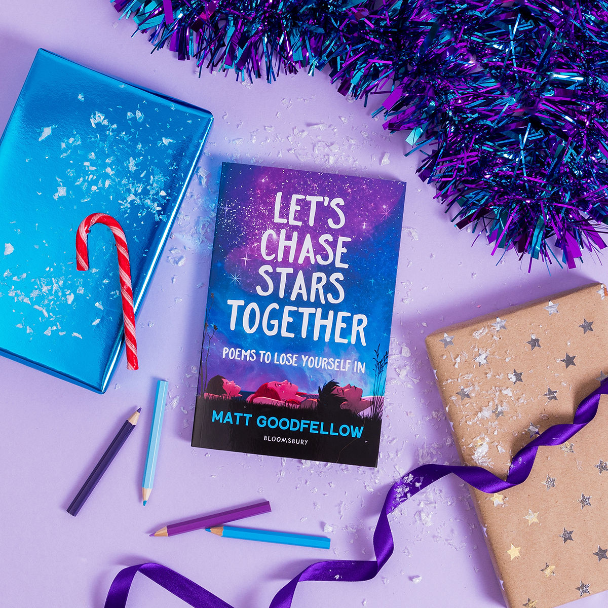 Discover scrumptious poems in Midnight Feasts by @afharrold, poignant poems in Let's Chase Stars Together by @EarlyTrain, and hilarious poems in Who Let The Words Out? by @joshuaseigal this Christmas! Grab 30% off in our #ChristmasSale: bit.ly/3u0suBj