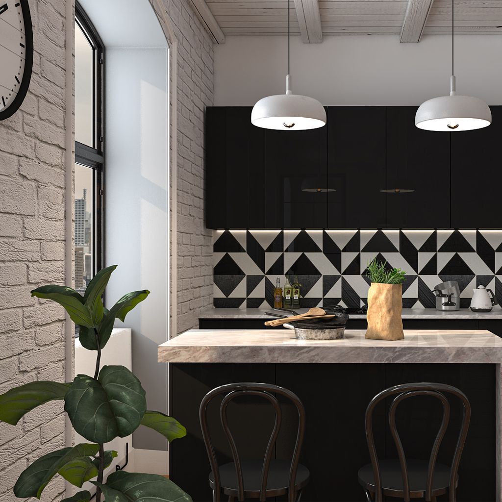 HomiloCompany's tweet image. Urban Edge: Bold Industrial Kitchen &amp;amp; Dining With Statement Style 
Feast in this industrial-chic kitchen and dining area, boasting an audacious backsplash for a dramatic finish.
Check more ➡️ buff.ly/47CcIuX 
#diningroomdecor #diningroomdesign #diningroomtable