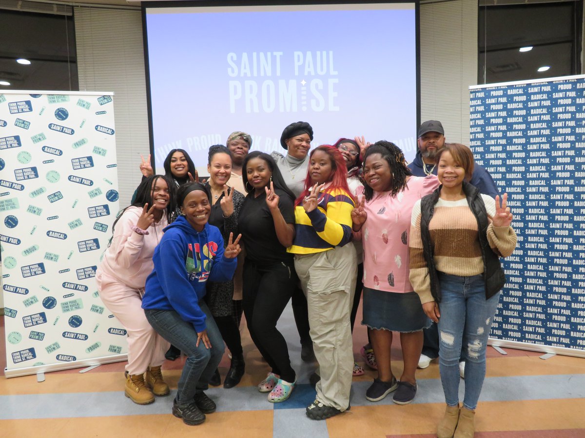 On 11/15, we graduated our second Promise Advocates Cohort (PAC)! Thank you <a href="/HallieQBrownCtr/">Hallie Q. Brown Community Center</a> for hosting our families 🙏 We look forward to our ongoing partnership to change the odds for a generation of Saint Paul families! Learn more about the next PAC: pacwaitlist.paperform.co