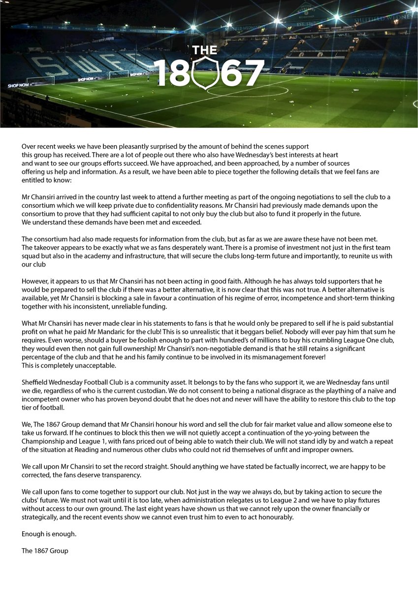 The 1867 Group. tweet media