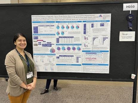 Congratulations to our Laboratory Genetics and Genomics fellow Martine Tremblay, PhD who was  awarded a Trainee Travel Award at the Association of Molecular Pathology meeting last week and was also selected for a platform presentation.  Way to go!