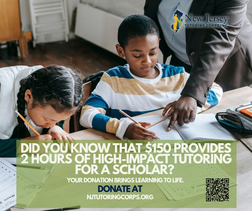 🎓 Did you know that $150 provides 2 hours of high-impact tutoring for a scholar?

With only 1 day until #GivingTuesday, <a href="/corps_nj/">NJ Tutoring Corps Inc</a>.  needs your help in supporting our scholars.  

Donate now: bit.ly/Give2NJTC
#EducationForAll