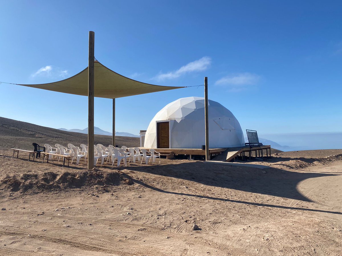 ucatolica's tweet photo. Obtener agua limpia y sustentable de las nubes a través de #Atrapanieblas es lo que el proyecto "Desierto vivo: Espacio Público del Agua de Niebla", inaugurado hoy por el Centro UC #DesiertoDeAtacama, busca transferir a comunidades locales.☁️🏜️ Conoce más: https://t.co/KvY46WafNU https://t.co/SDEXhLiw67