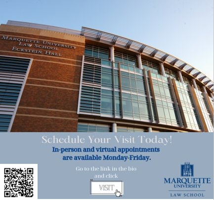 MULawAdmission's tweet photo. Interested in visiting our beautiful law library and learning more about how we can assist you along your journey to becoming an attorney? Schedule your in-person or virtual visit today! https://t.co/6WiqtzBgCx
#marquettelaw #prospectivestudent #futurelawyer https://t.co/AOMJhkx1LZ